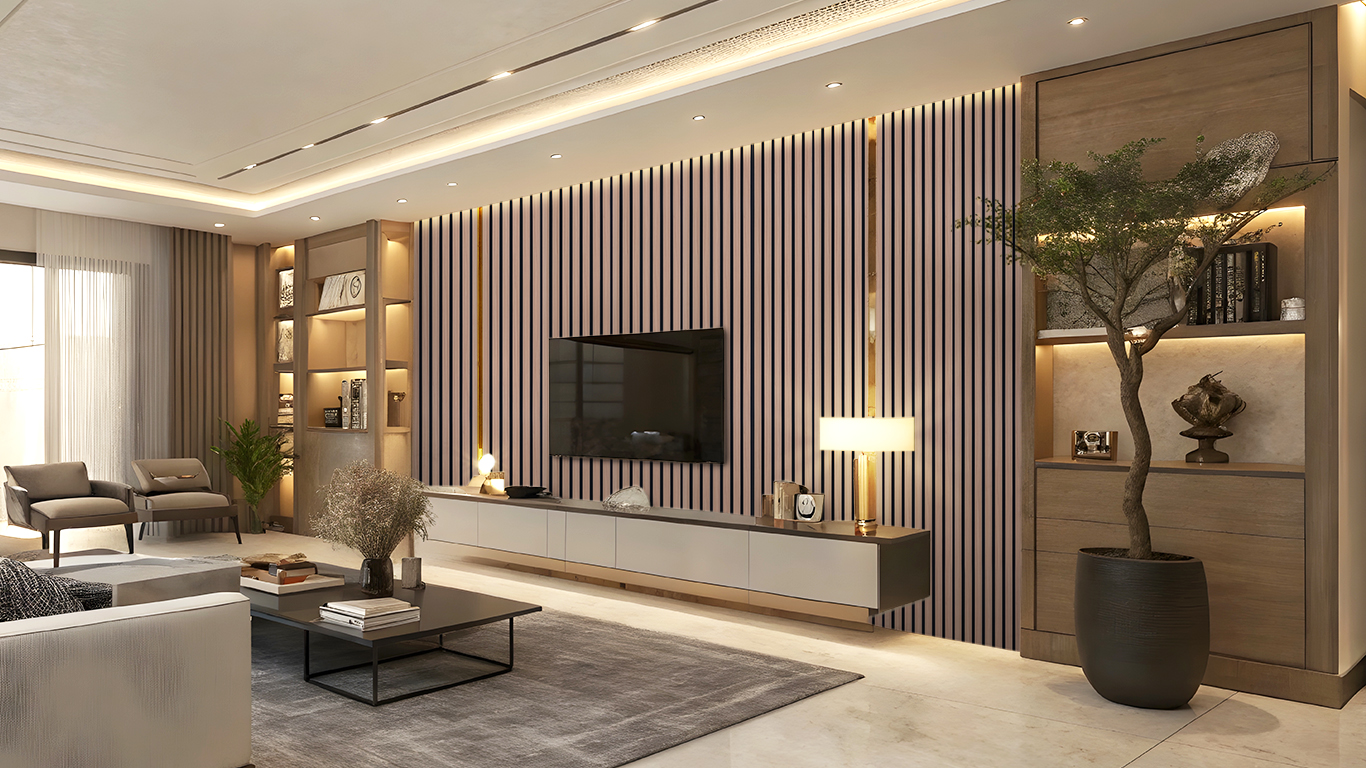 Pioneer PVC WPC wall panel and louver interior