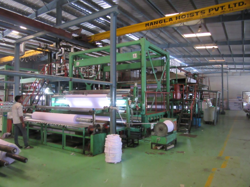 Lamination machine for decorative surface production